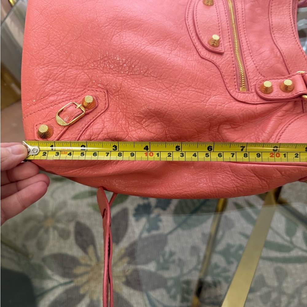 Balenciaga Rose Azalee City Bag with Gold Accents - Picture 10 of 16